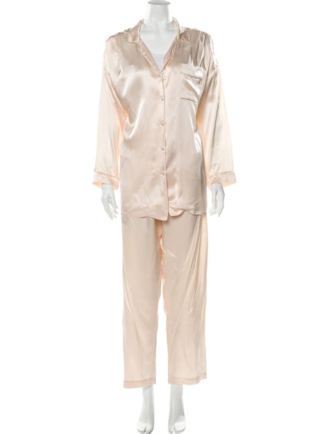 christian dior silk pajamas